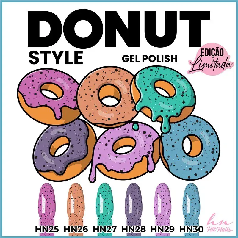 Kollektion Gel Polish Donut Style 06 Farben