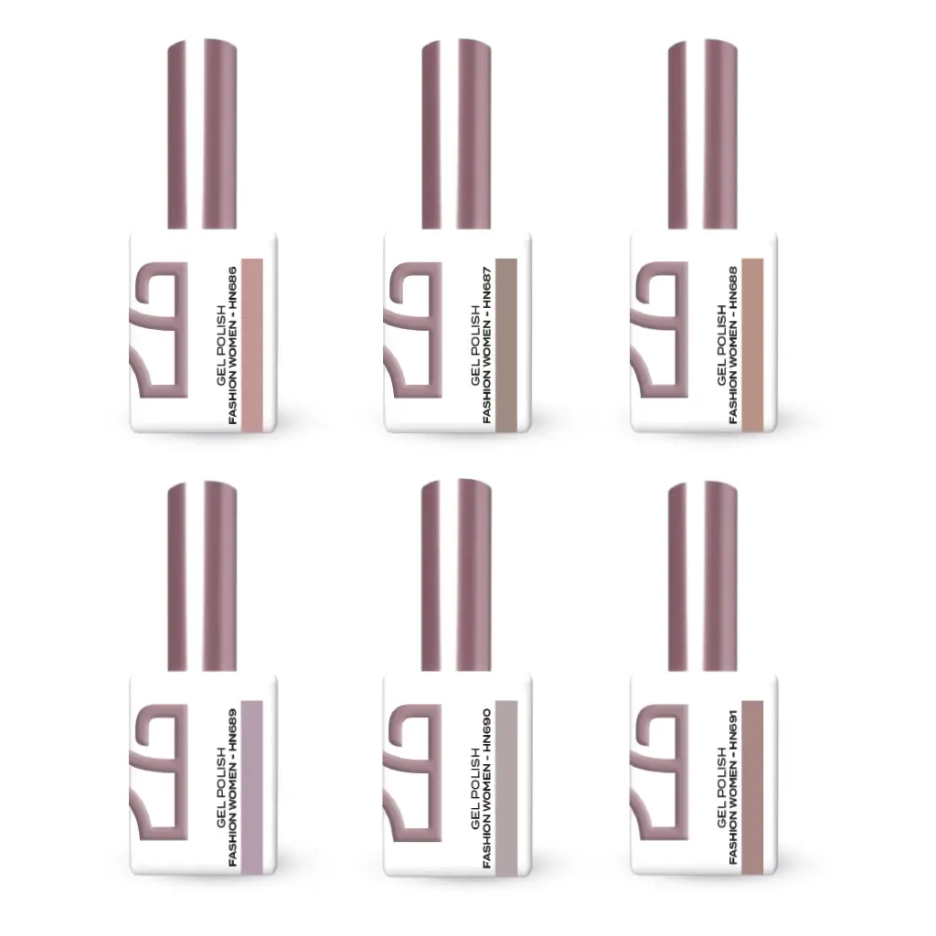 Gel Polish Fashion Women Kollektion - 6 Farben