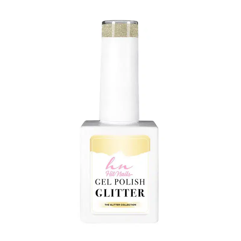 Gel Polish Glitter Champagne 10ml