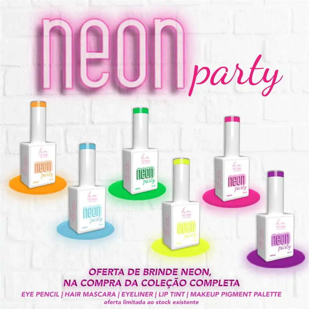 Kollektion Gel Polish Neon Party 6 Farben