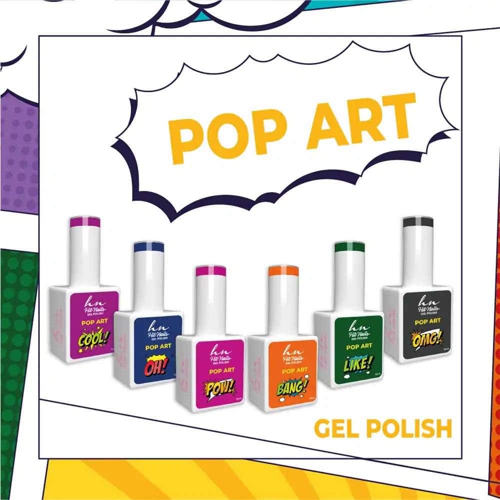 Kollektion Gel Polish Pop Art   6 Farben