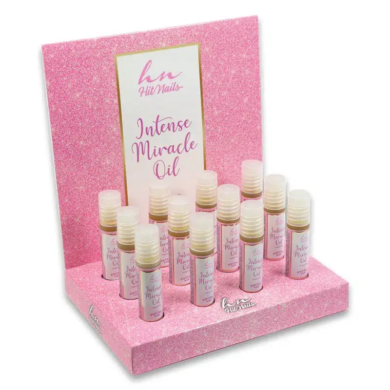 Intense Miracle Oil - Óleo de Cutículas 5ml 12un. + Expositor