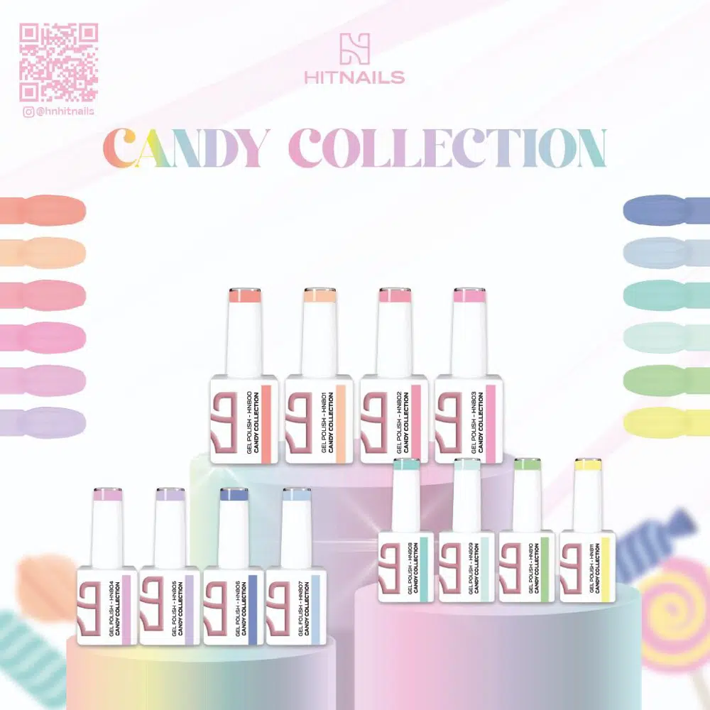 Kollektion Gel Polish Candy -12 Farben